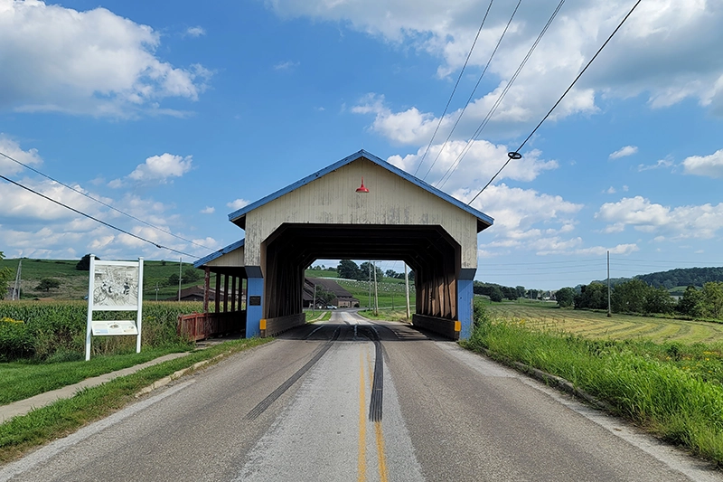 stutzman's crossing covered bridge